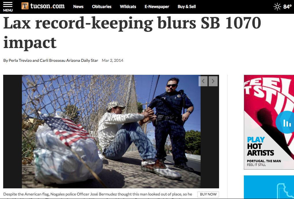 SB 1070 investigation